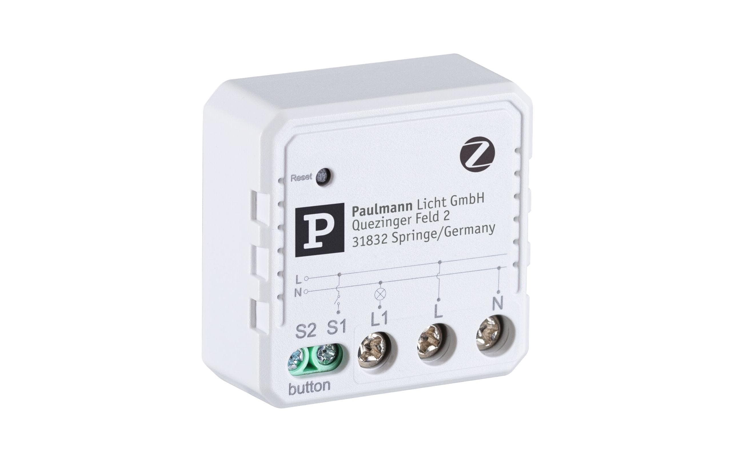 Paulmann Unterputzaktor Smart Home Zigbee 3.0, On/Off Weiss
