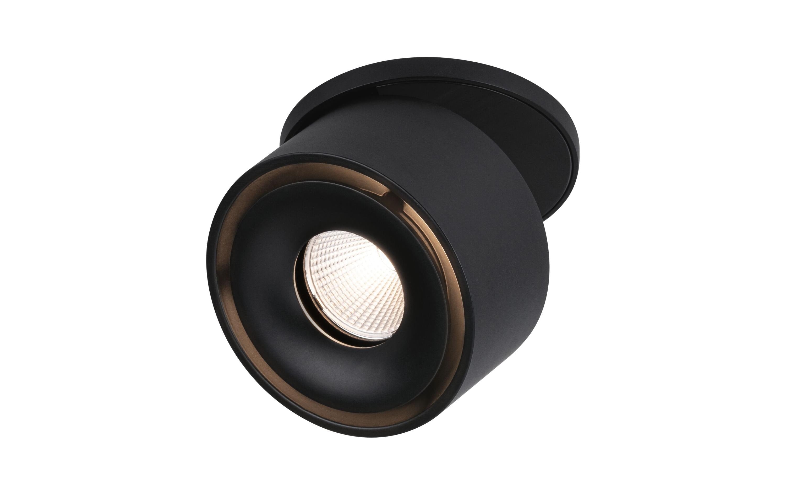 Paulmann LED Einbau Spircle rund 78mm 8W 550lm 230V 3000K Schwarz matt