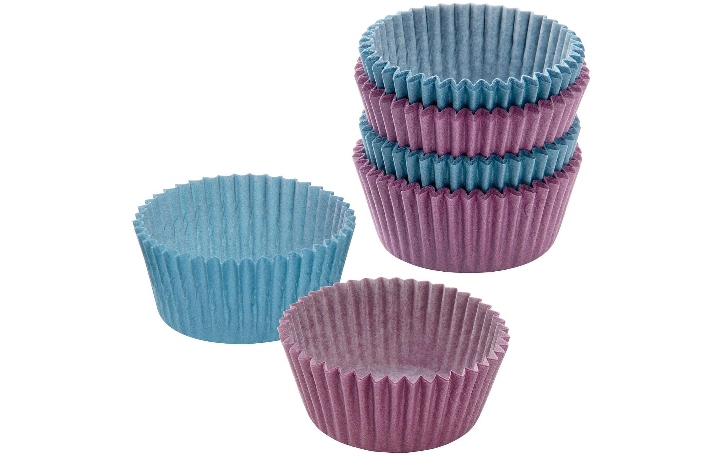 Zenker Muffinförmchen blau rosa Papier, Ø50x30mm, 100Stk.