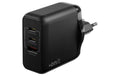 onit GaN-Wandladegerät USB CCA 65W schwarz