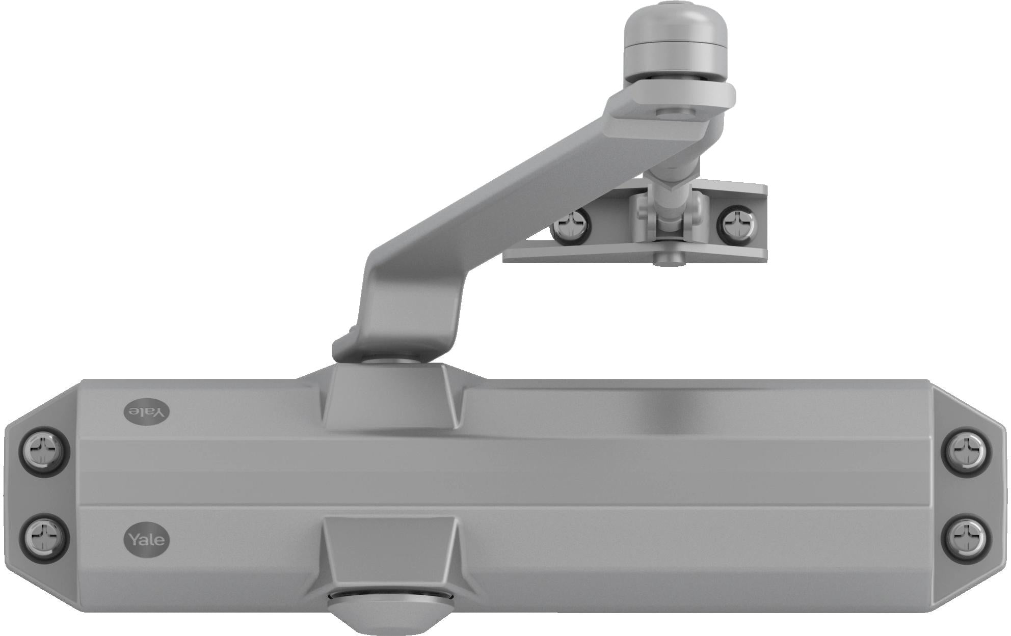 Yale Türschliesser mit Standardarm Serie 4500-EN2/EN3/EN4 - Silber