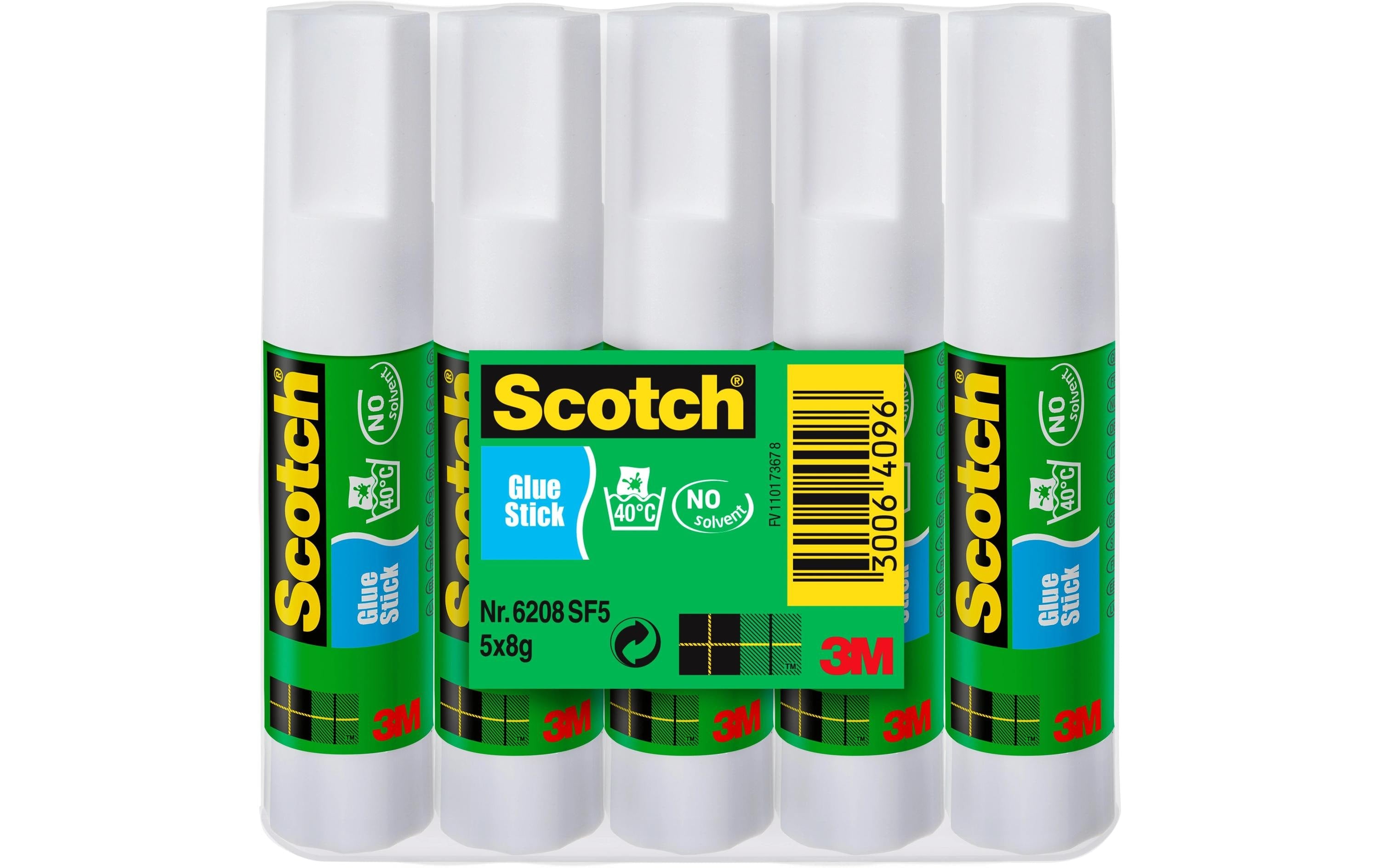3M Scotch Klebestift permanent 5 Stifte, 8 g