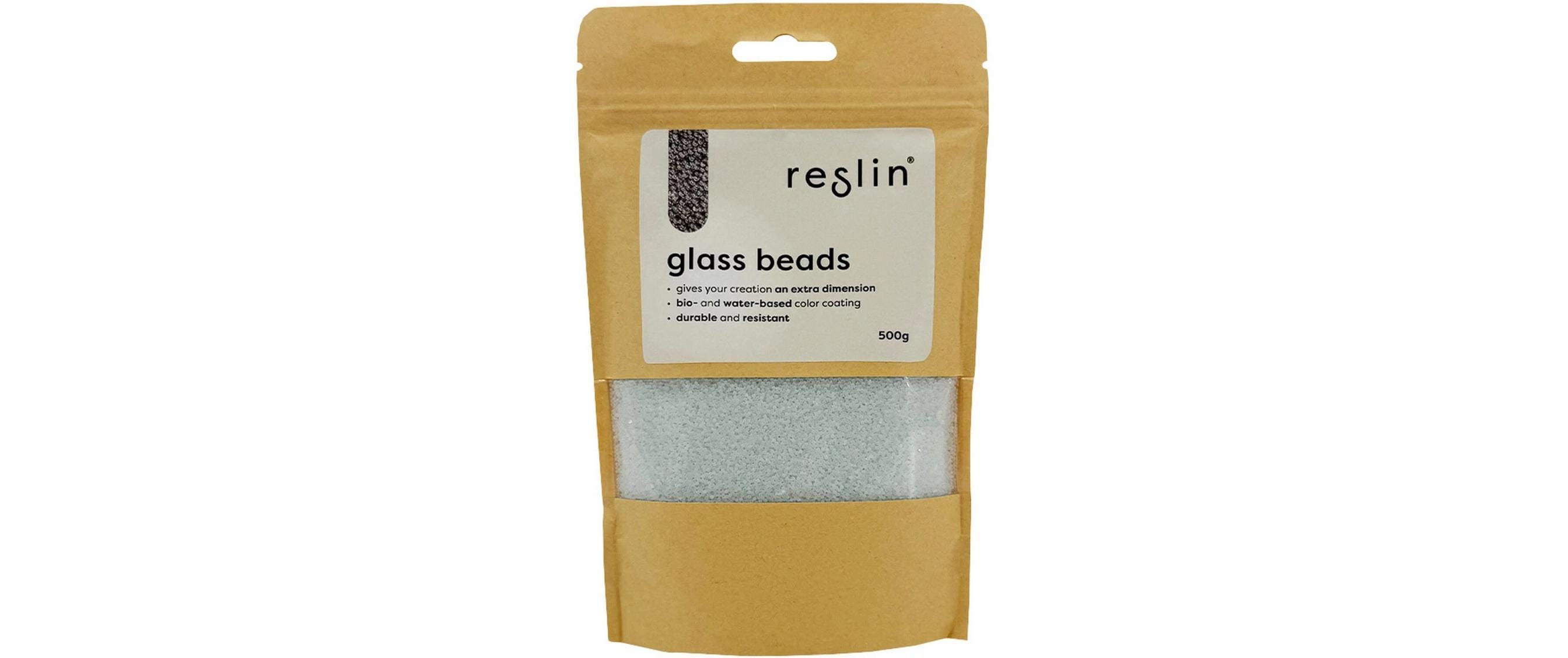 Reslin Glasperlen 500g Weiss
