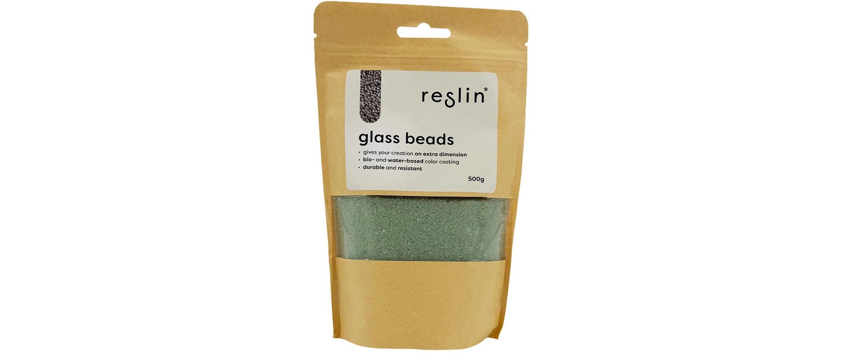 Reslin Glasperlen 500g Hellgrün