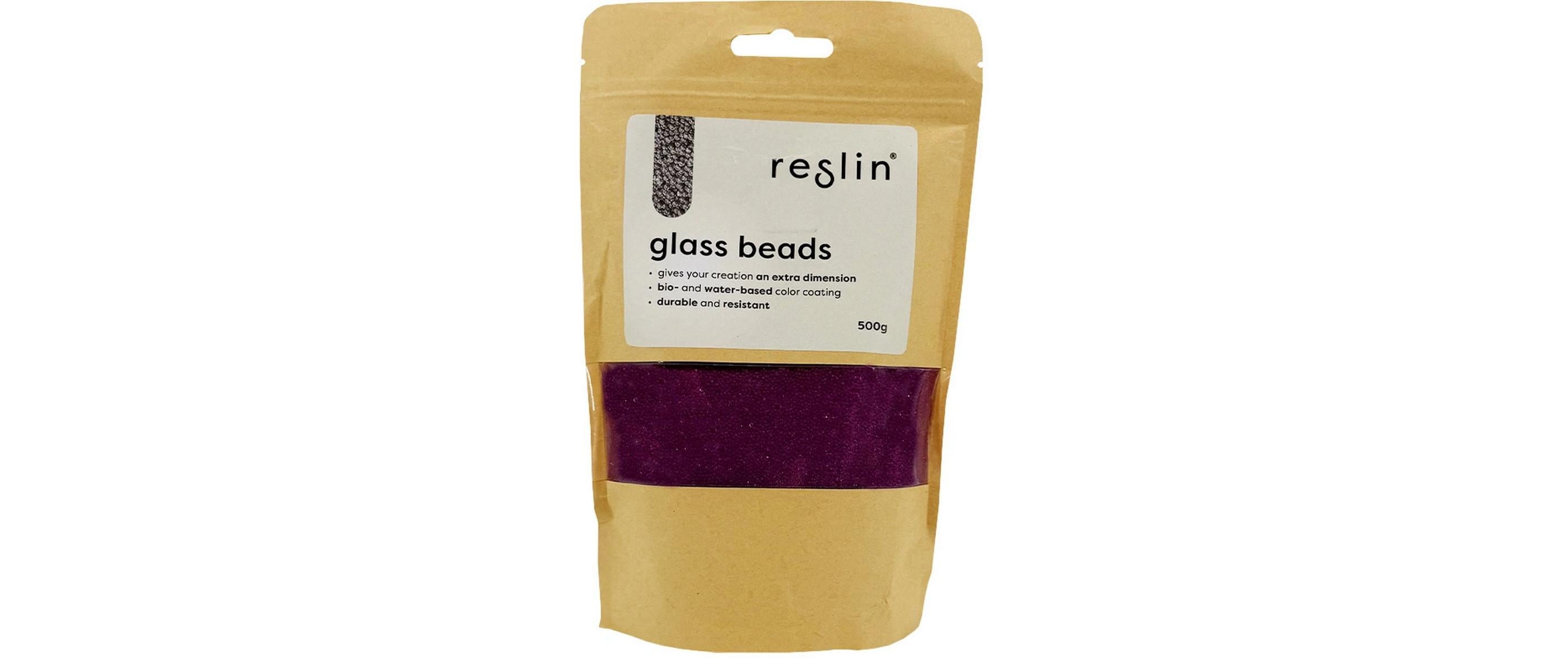 Reslin Glasperlen 500g Lavendel
