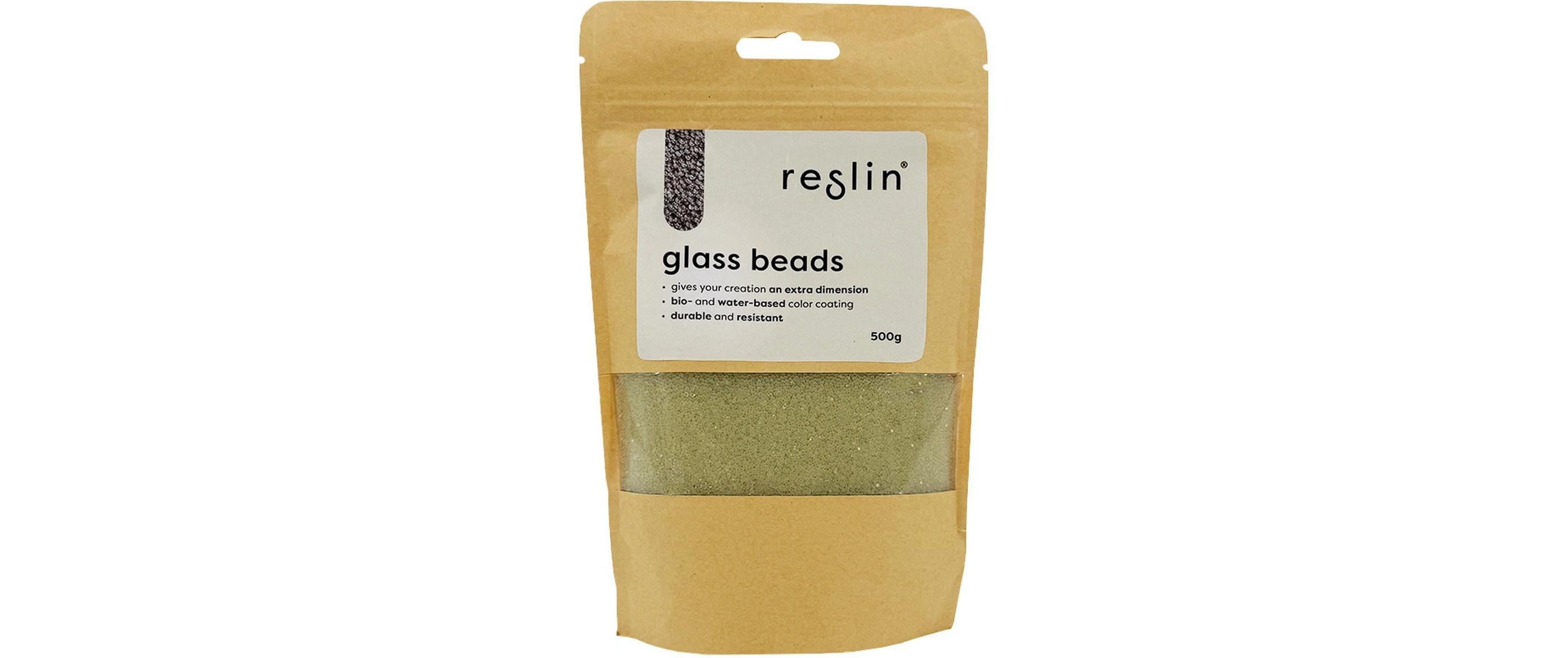 Reslin Glasperlen 500g Ivory