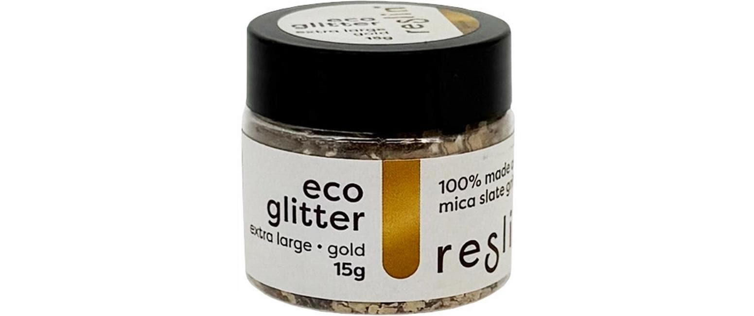 Reslin Glitzer 15 g Extra Large Gold