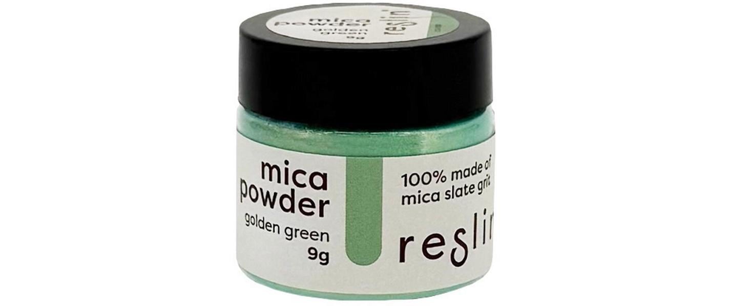 Reslin Mica Pulver 9g Grün