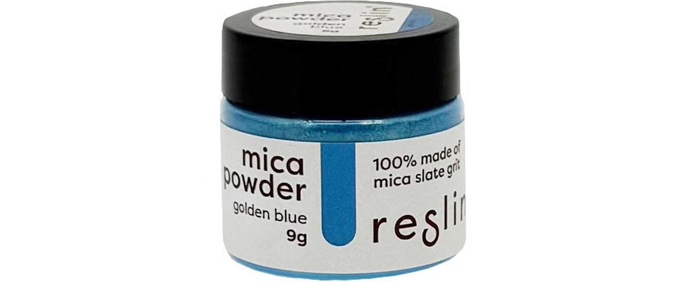 Reslin Mica Pulver 9g Blau