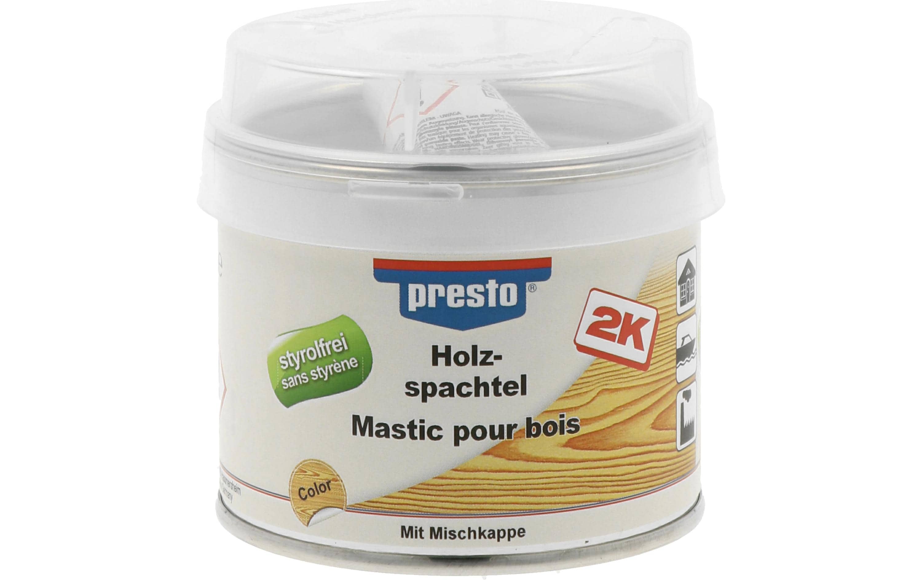 Presto Holzspachtel mitt., styrolfrei 250g