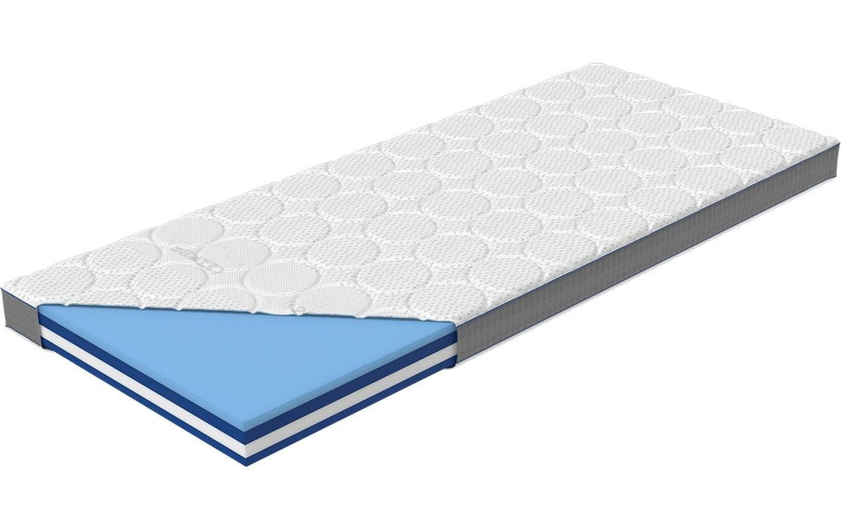 Eazzzy Topper Hybrid 80x200 cm Taschenfederkern mit 250 Federn/m²