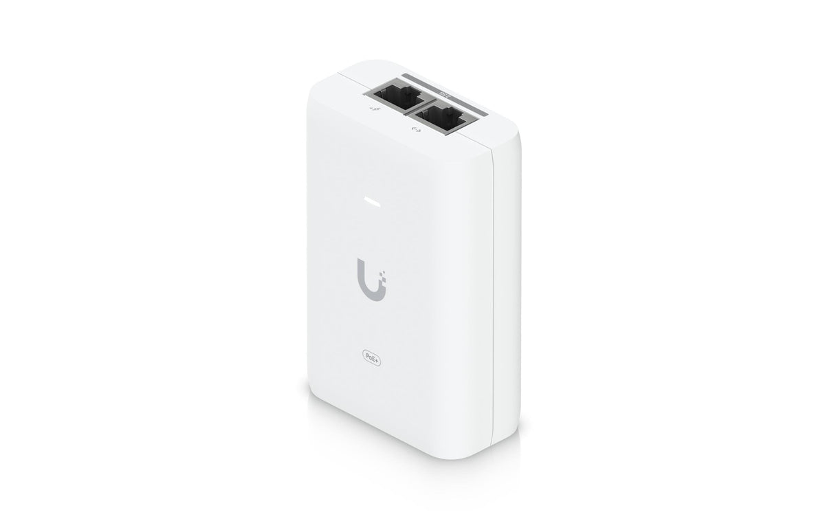 Ubiquiti 802.3at PoE+ Injector: 48V, 30W 2.5GE, für aktiv PoE Endgeräte, weiss