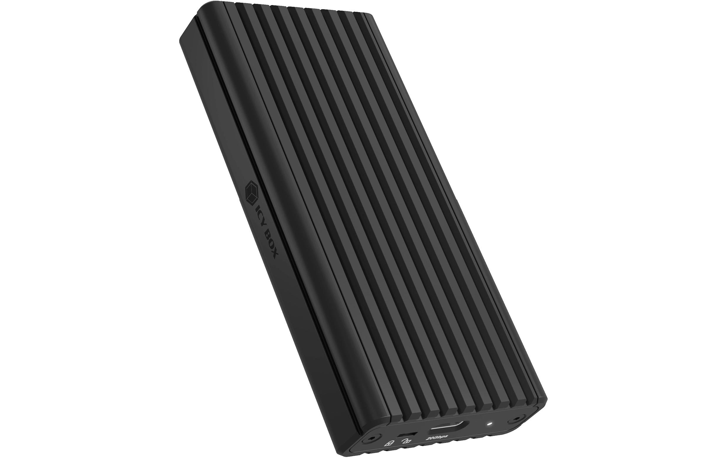 ICY BOX ext. M.2 NVMe Gehäuse IB-1917M-C32a schwarz, USB 3.2 Type-C, M.2 NVMe SSD