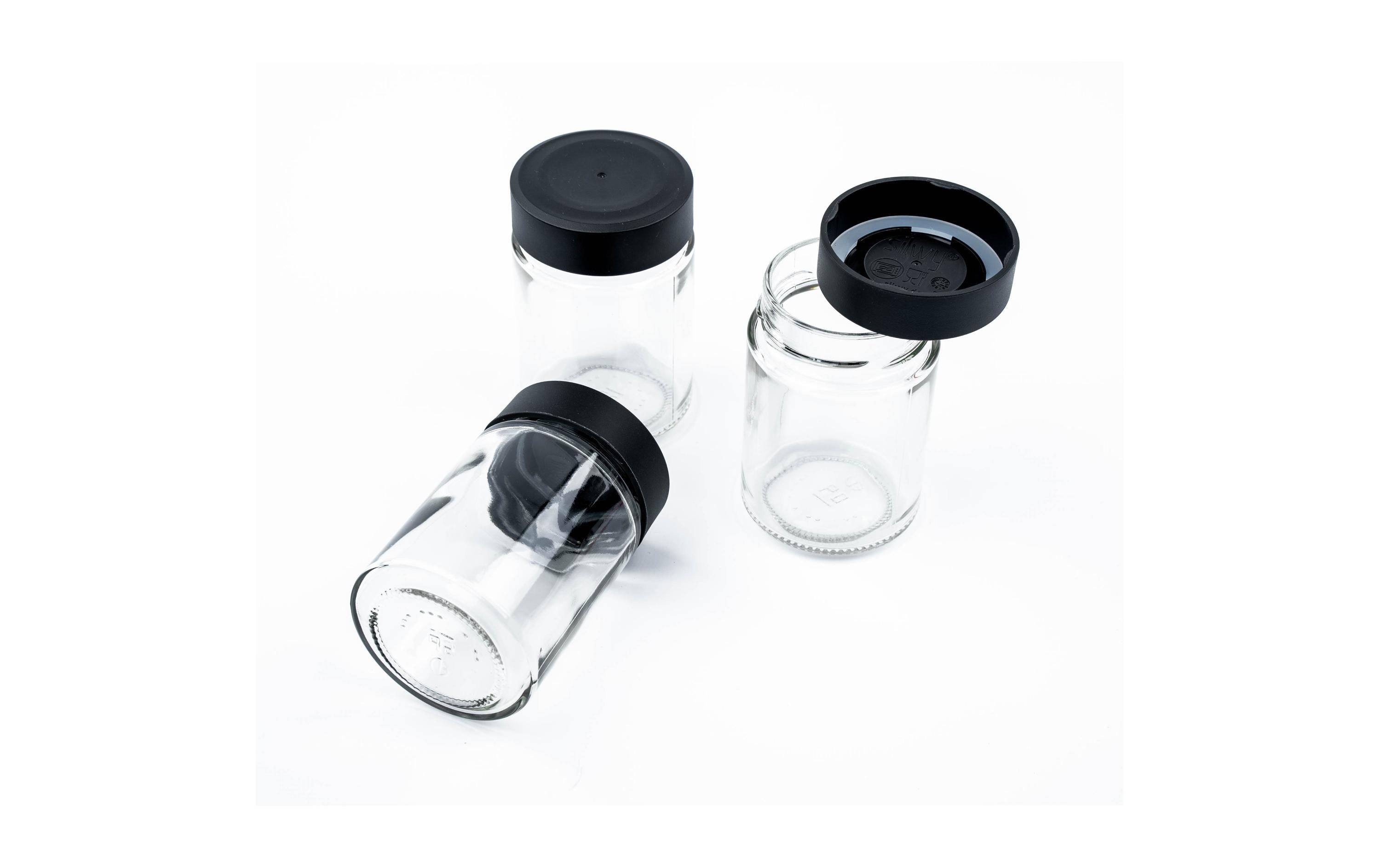 Feinkost-Magnetgläser-Set, 192 ml BLACK & CLASSY (192 ml)