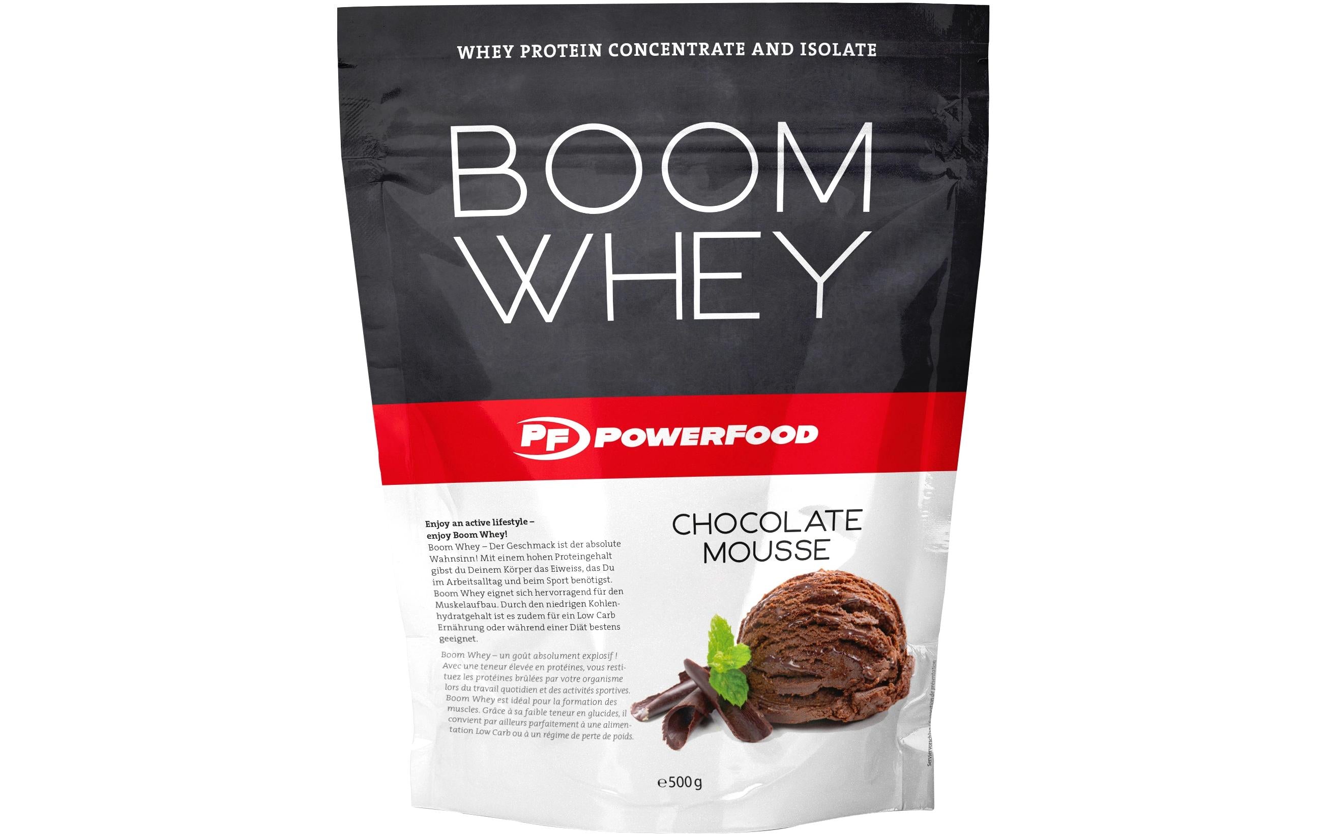 PowerFood One Boom Whey (500g) Geschmack: Chocolate Mousse