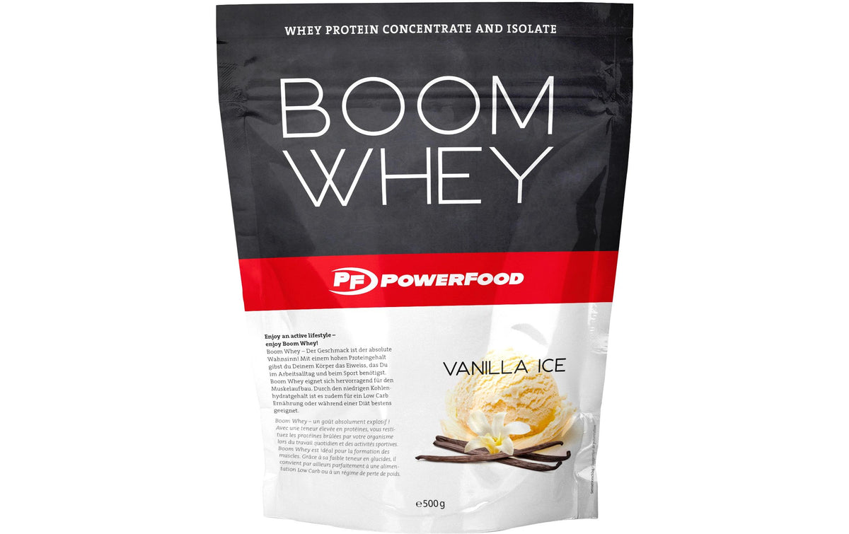 PowerFood Pulver One Boom Whey Vanille 500 g