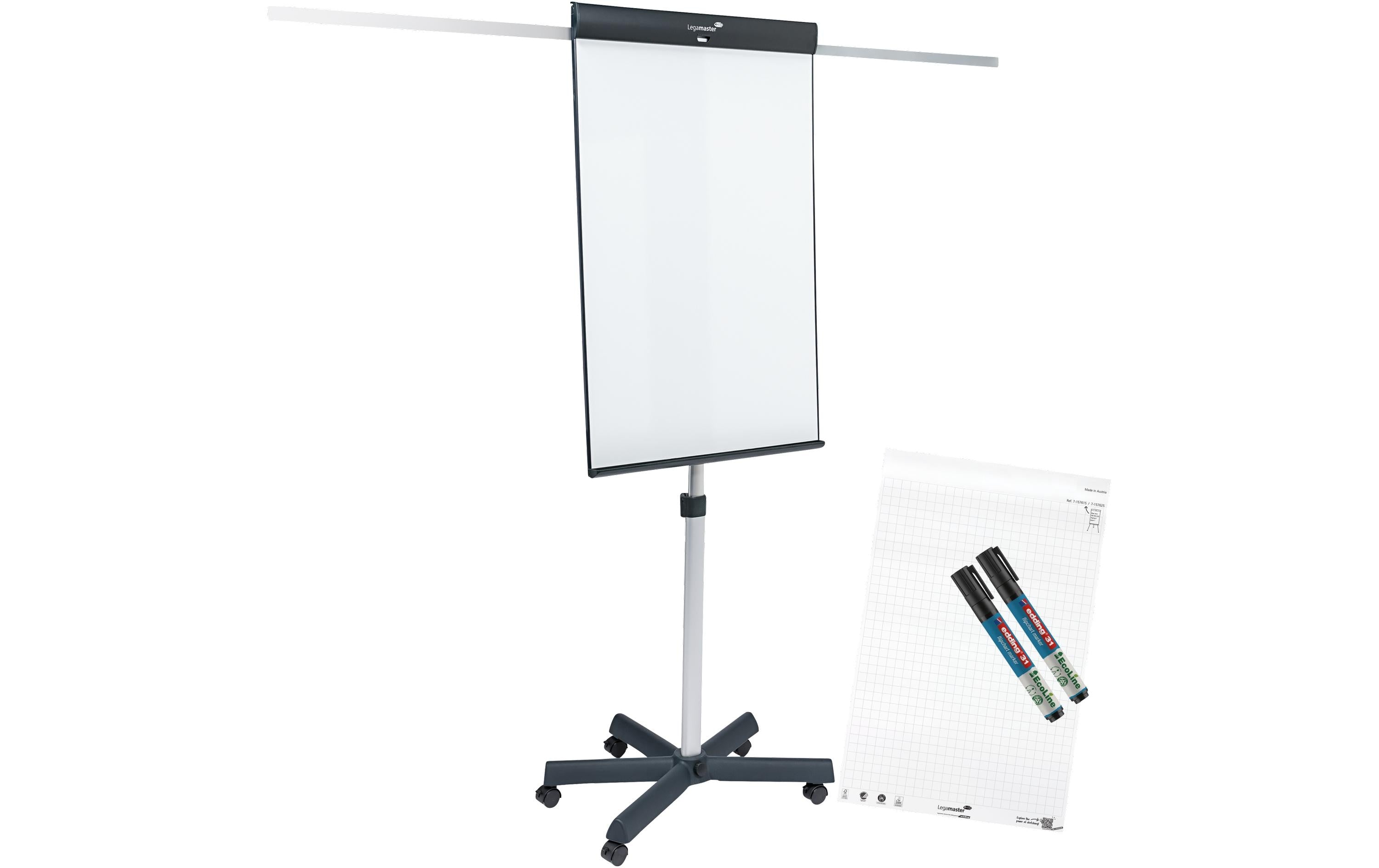 Legamaster SKETCH PRO Flipchart , 105x68cm mobil, Sternfuss, inkl. Starter Set