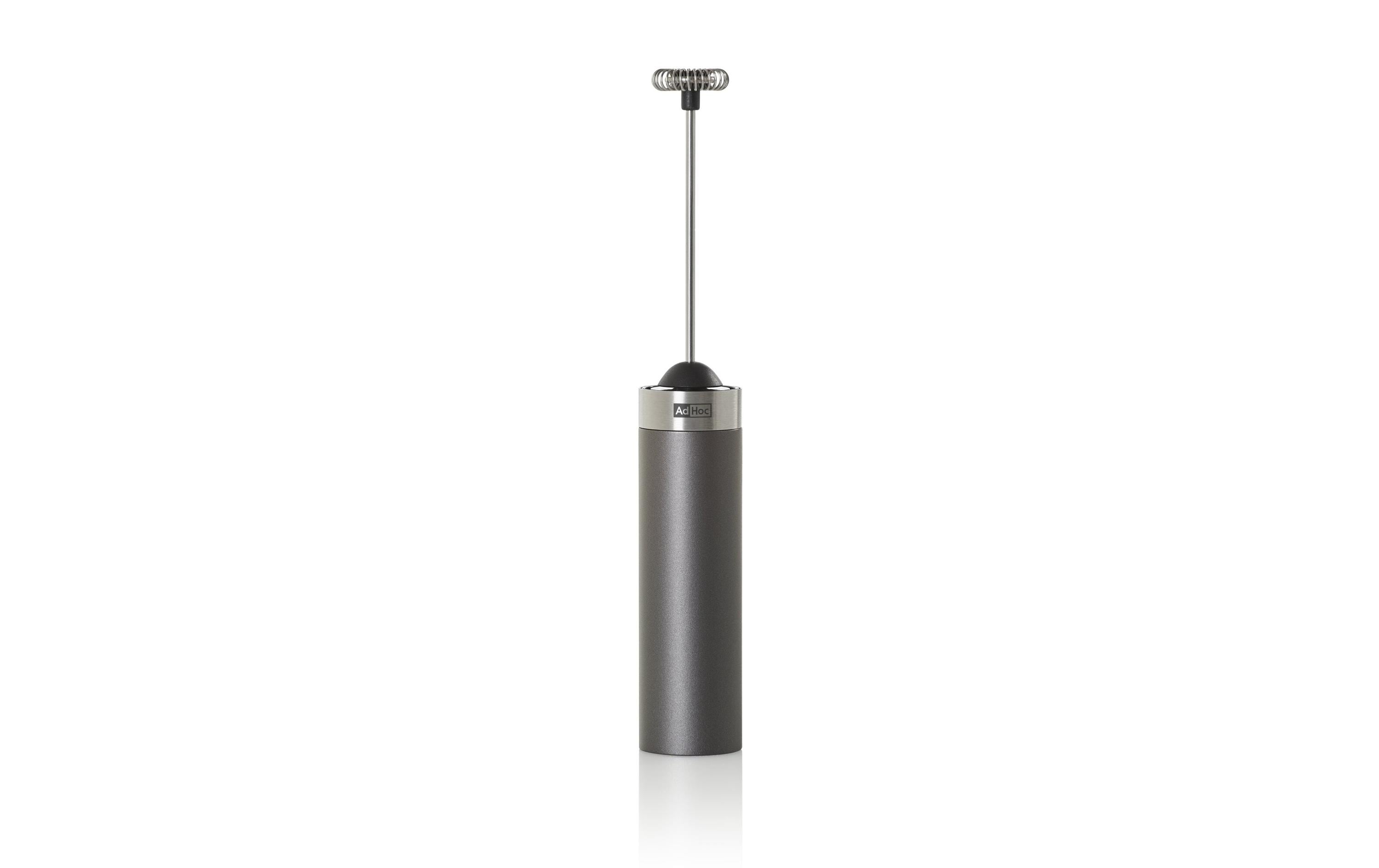 AdHoc Milchschäumer RAPID.3 MS21 inkl. 2x Batterien Typ AAA 1,5V, Dunkelgr.