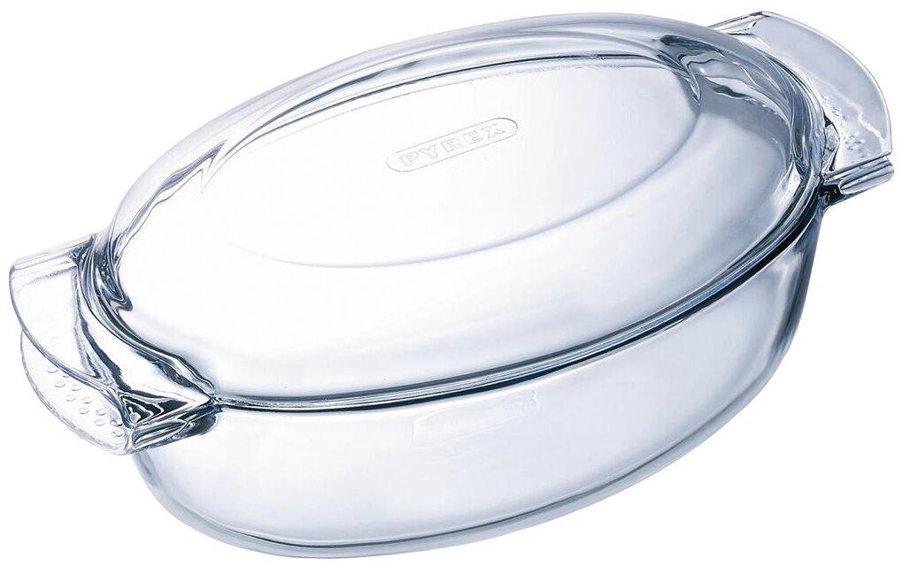 Pyrex Bräter 4.5 Liter Borosilikat, 38 cm x 23 cm x 15 cm, 4.5 L