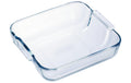 Pyrex Auflaufform Quadratisch Borosilikat, L:29 cm B:23 cm H:7 cm, 2.4L