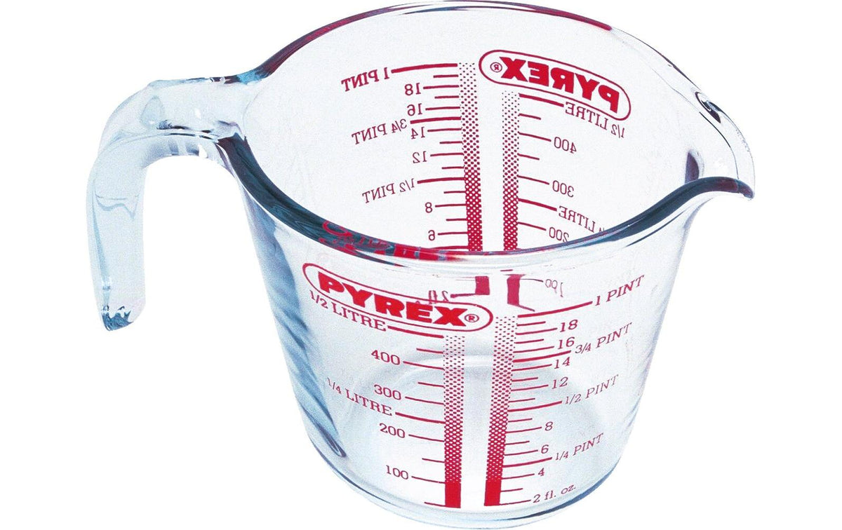 Pyrex Messbecher 0.5 Liter Glas, 16 x 12 x 12 cm