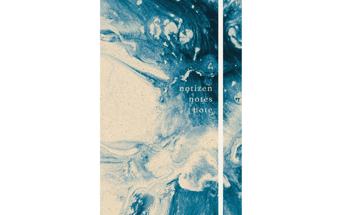Natur Verlag Notizbuch blue sand 13 x 21 cm, 160 Seiten, 90gm2, blanko