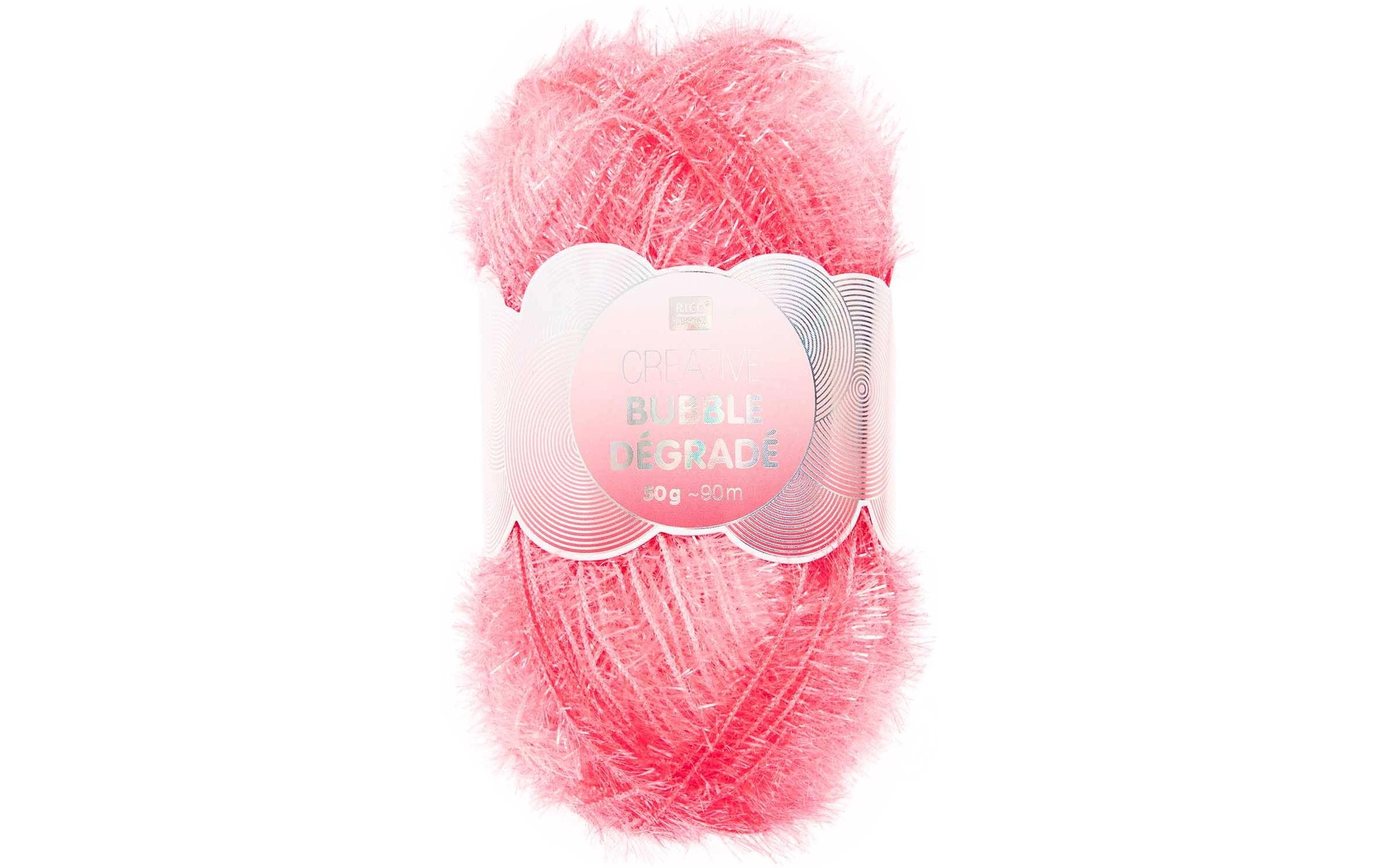 Rico Creative Bubble Dégradé neonpink 100% PES, 50 g / 90 m