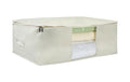 COCON Aufbewahrungstasche 61.5x42x24cm hellgrau, mit RV, Polyester + PVC Fenster