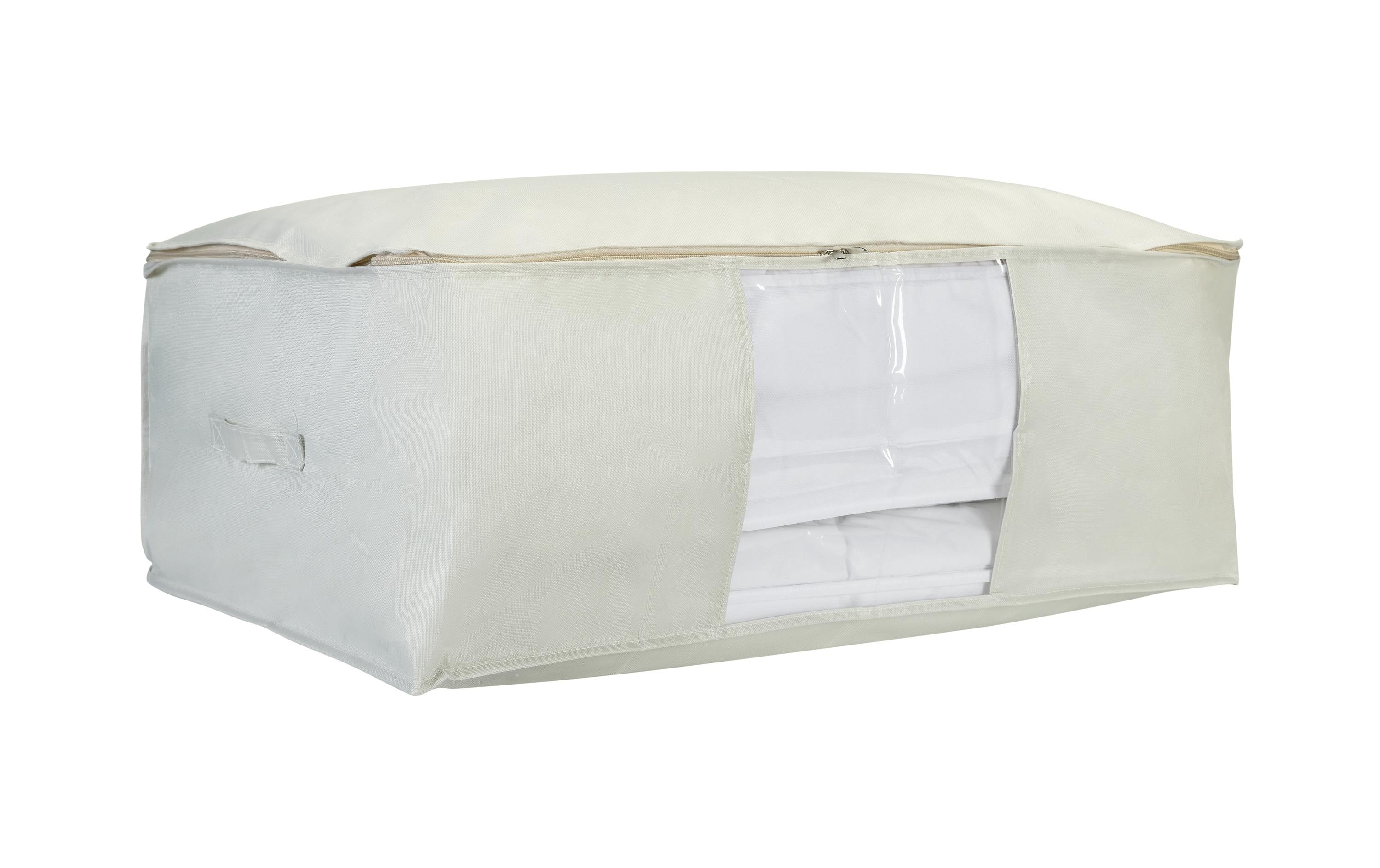 COCON Aufbewahrungstasche 68.5x48.5x29.5cm hellgrau, mit RV, Polyester + PVC Fenster