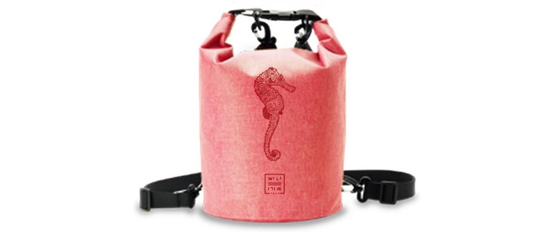 Wili Wili Tree Dry Bag Suasami 7 Liter, Shell Pink