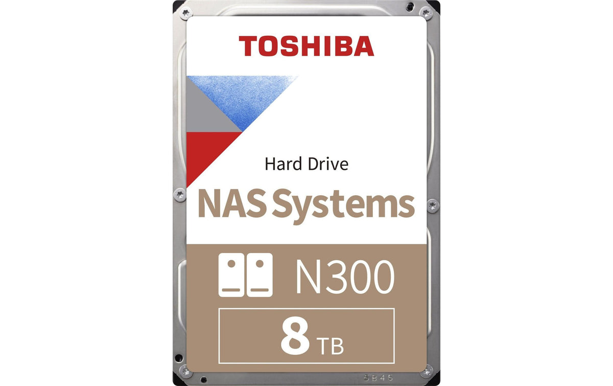 Toshiba N300 NAS 8TB BULK SATA 6GB/s, 24x7, 7200rpm, 512MB Cache, CMR