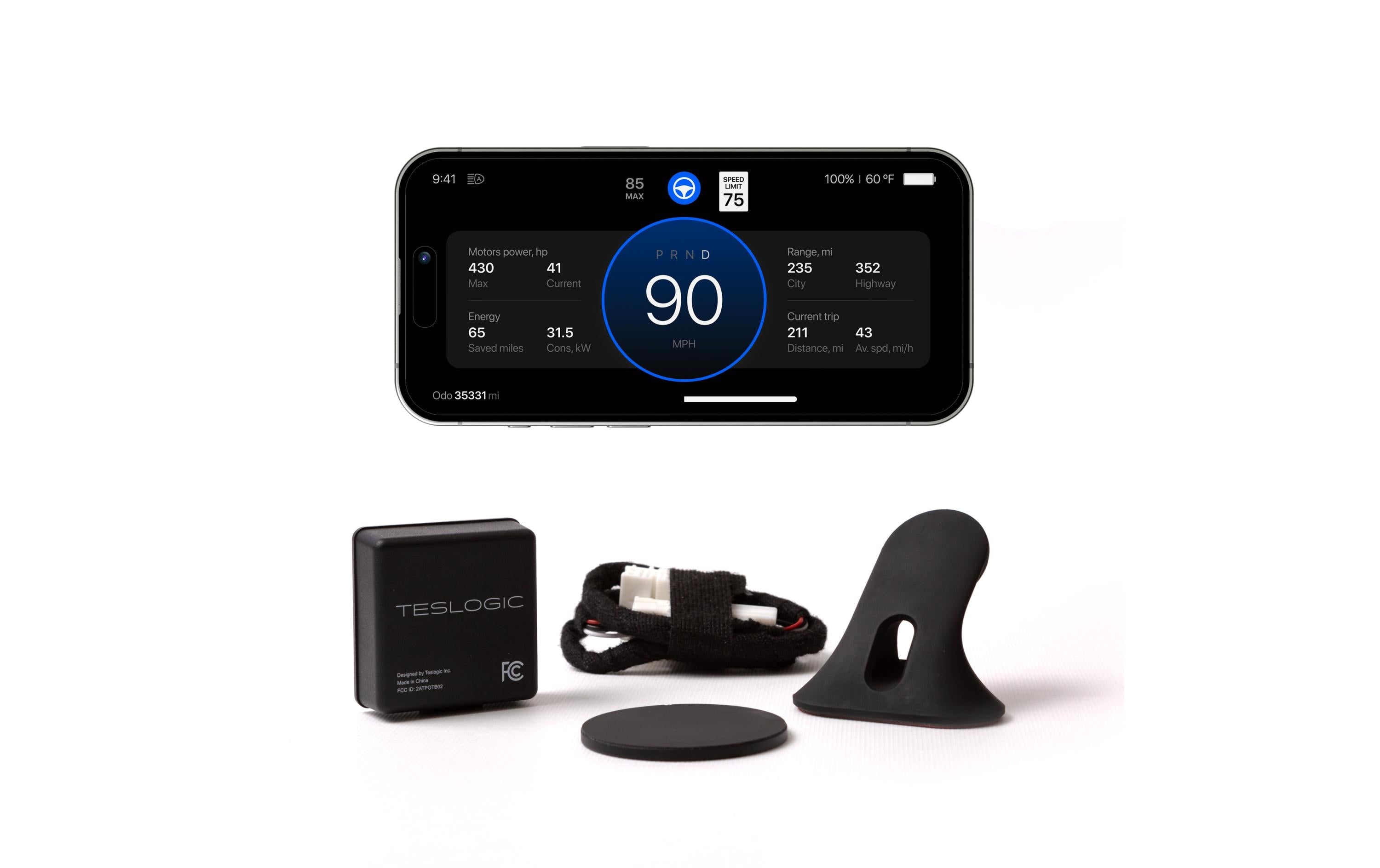 Teslogic 2 Transmitter Kit Für Model 3 '2017-18 US spec.