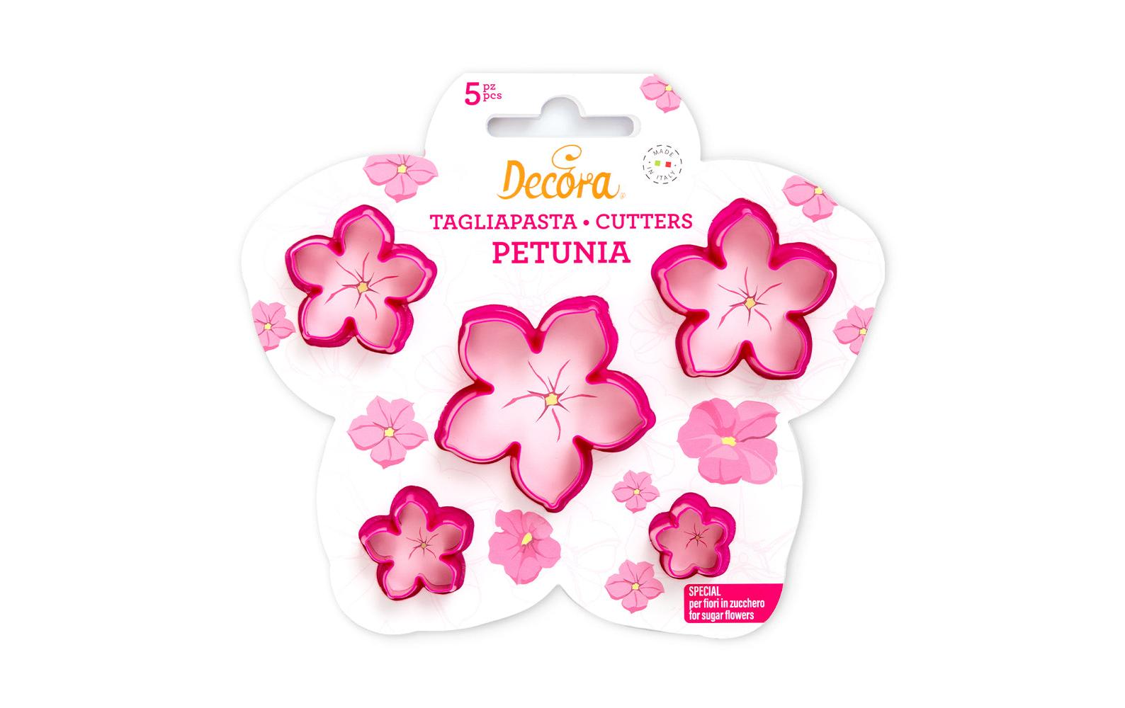 Decora Ausstechform Petunia Set 5 Stk
