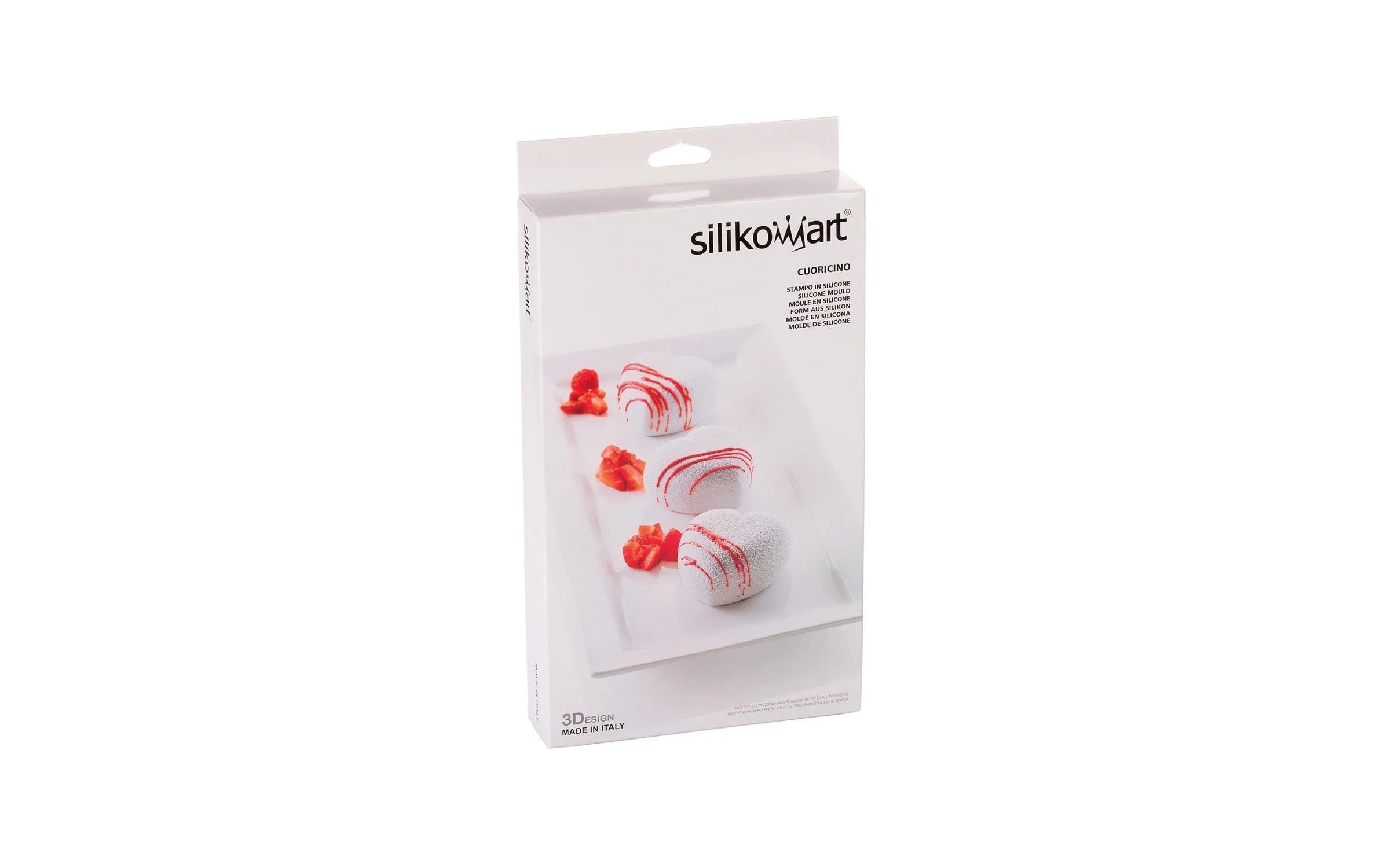 Silikomart Backform Herzen klein 63x65 H39mm.