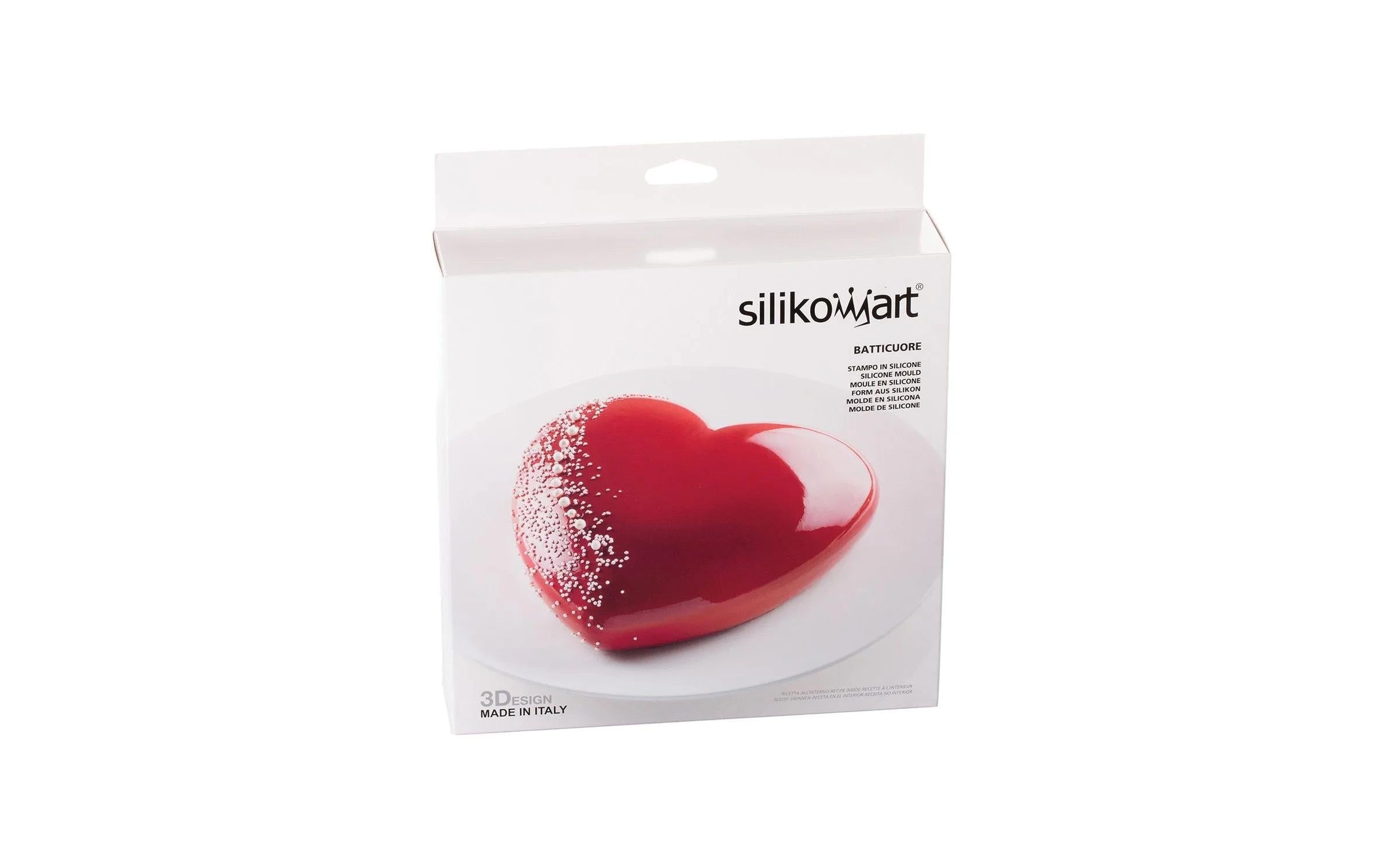 Silikomart Backform Herz 205x198 H63mm.