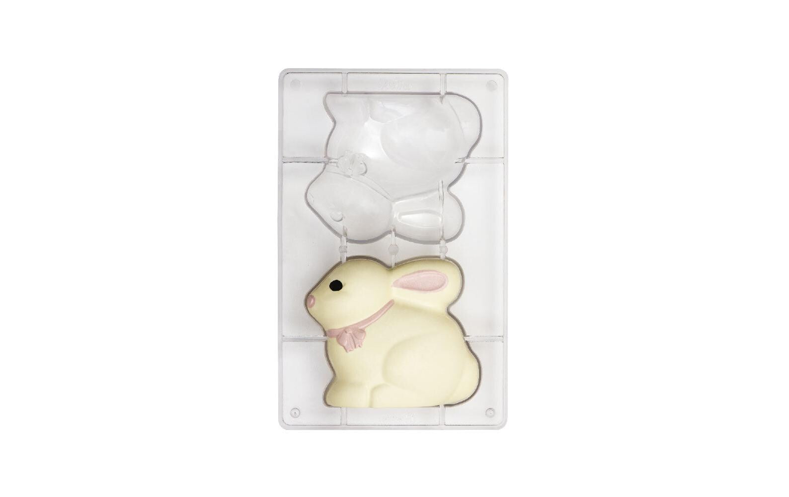 Decora Schokolasenform Hase Hohlräume - Formgröße 275 x 175 x 20