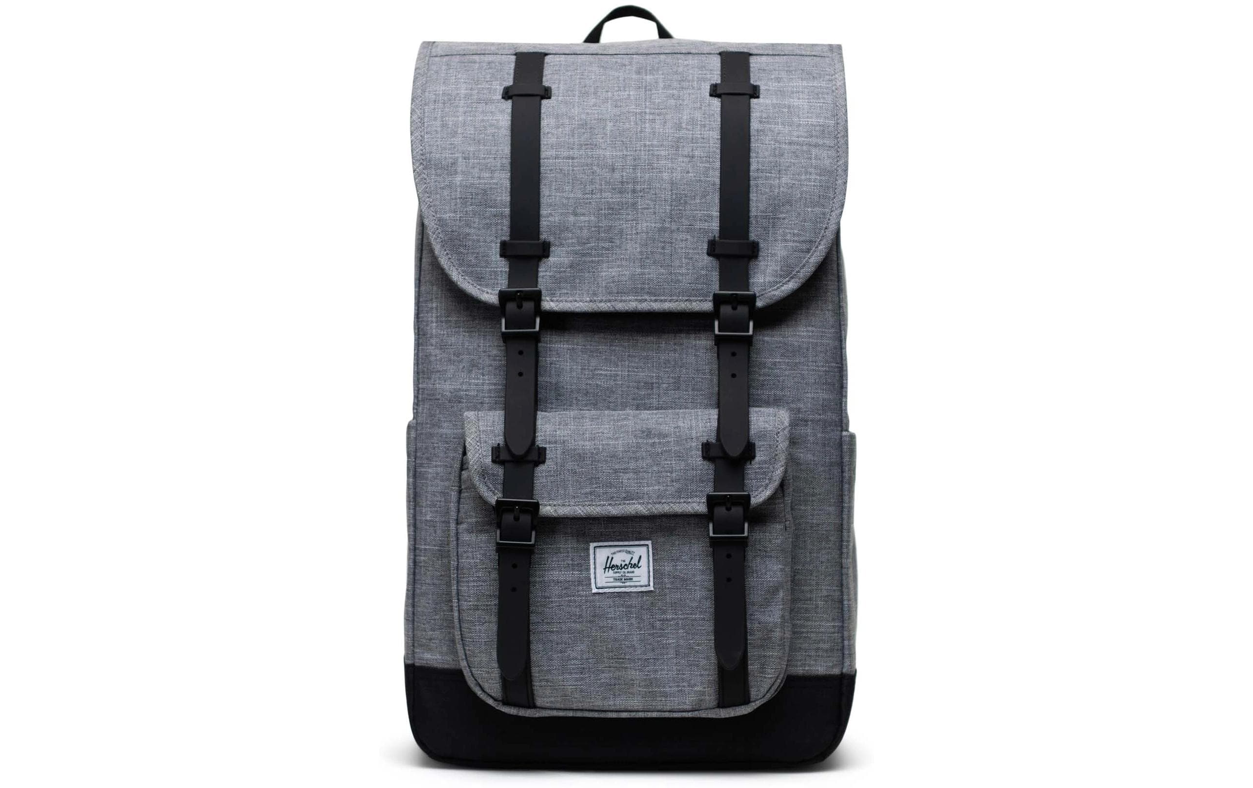 Herschel Little America Backpack Raven Crosshatch