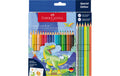 Faber-Castell Farbstift Colour Grip Dino 18+6 Kartonetui