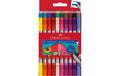 Faber-Castell Doppelfasermaler Set mit 20 Stk, Farbig
