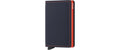 Secrid Slimwallet Matte Nightblue Orange Matte Nightblue Orange