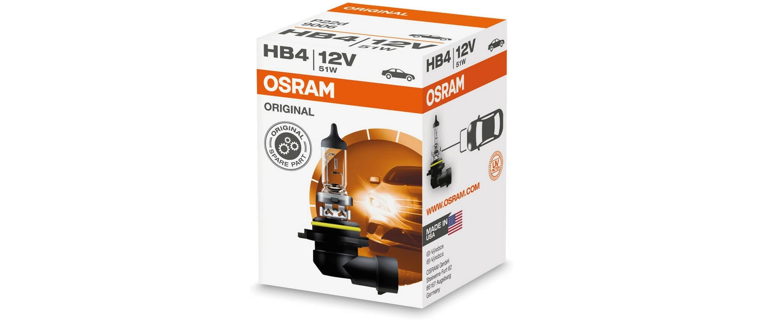 OSRAM  Glühlampe 12V HB4 12V 51W P22d