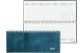 Biella Pultkalender Seplana PVC 2026 dblau 1W/2S, 29,8 x 11,7 cm