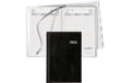 Biella Geschäftsagenda Terminia PVC 2026 schwarz, 1W/2S, 14,5 x 20,5 cm