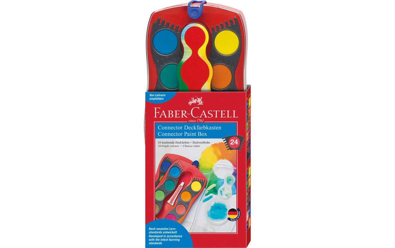 Faber-Castell Farbkasten Connector 24er rot