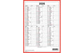 Simplex Wandkalender 2026 Namenstagen A4 Hochformat, Deutsch