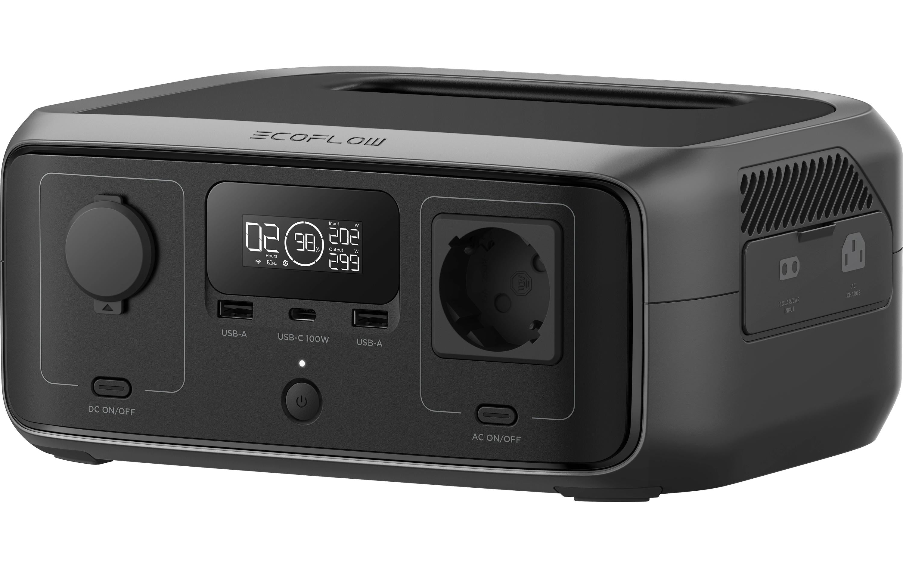 EcoFlow RIVER 3 (USV) Tragbare Powerst. CH-Konform Schwarz