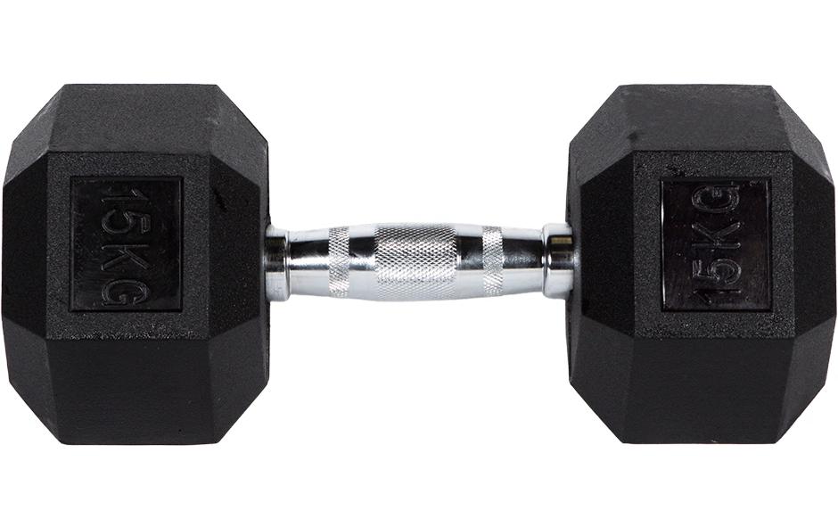 Fitcom Hex Dumbbell 15 kg 15kg
