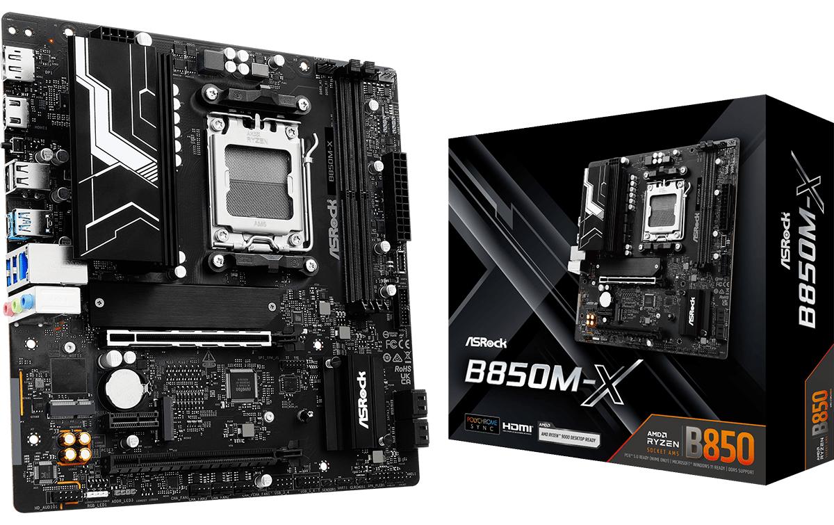 ASRock B850M-X R2.0, mATX, AM5 AMD B850, AM5, 2x DDR5, PCIe 4.0