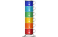 Bialetti Kaffeetassen Color Set 6 Stück, 65ml, multifarbig