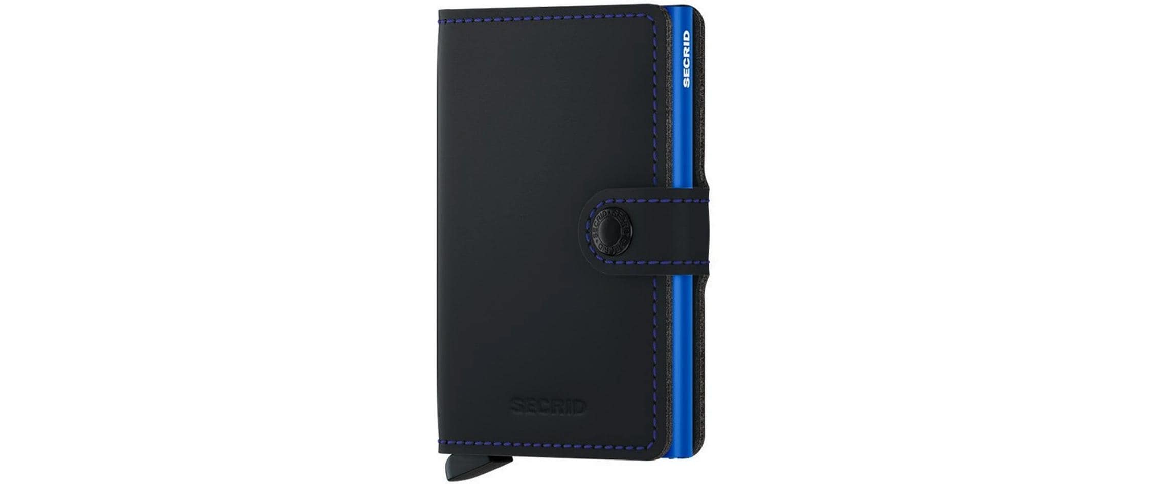 Secrid Miniwallet Matte Black Blue Matte Black Blue
